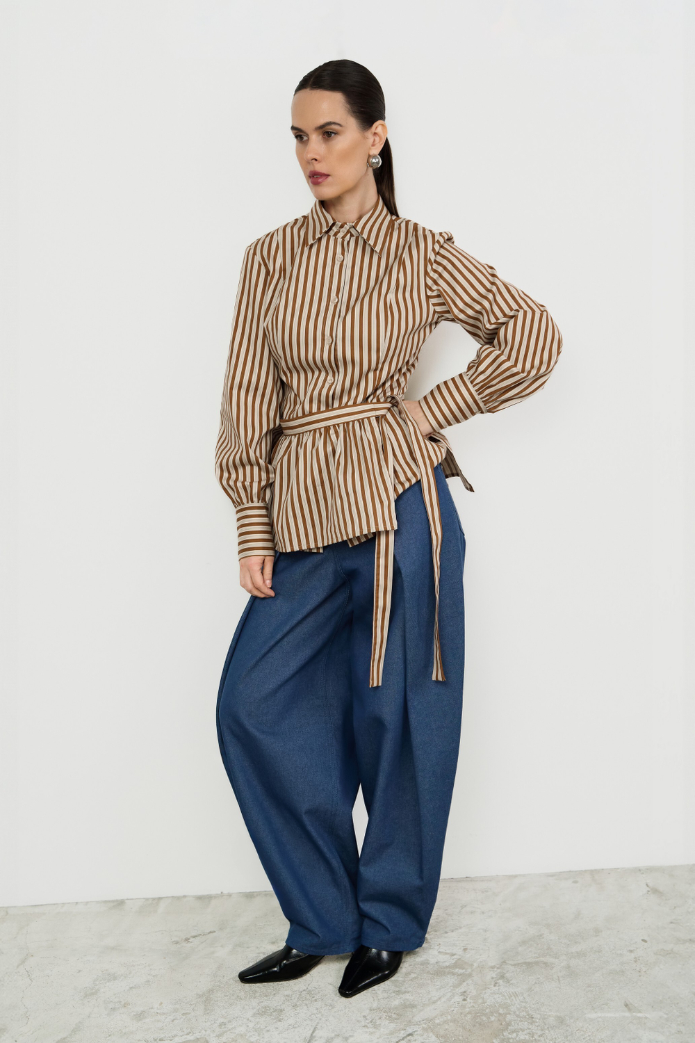 Рубашка с баской