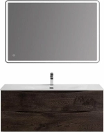 Тумба с раковиной BelBagno MARINO-CER-N-1200-2C-SO-RNG-P Rovere Nature Grigio