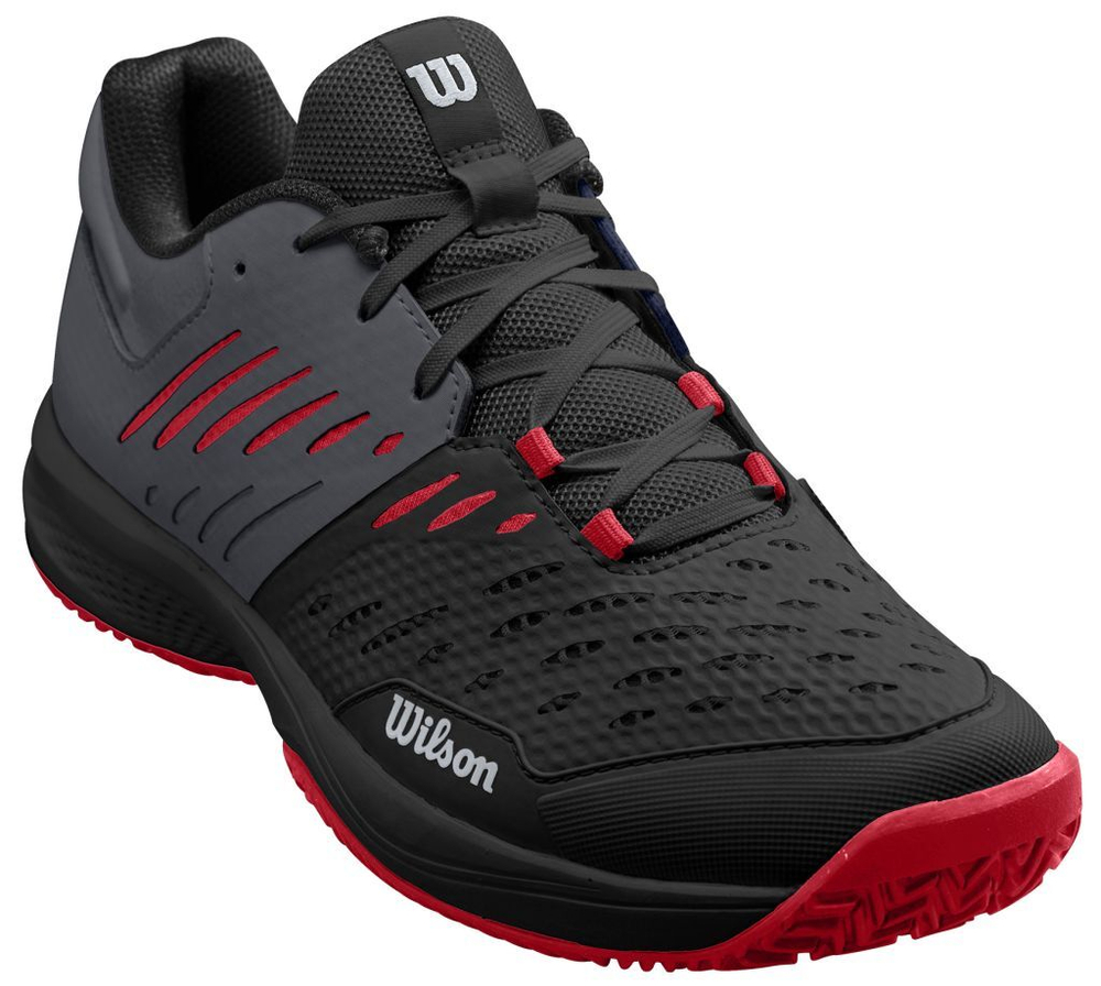 Теннисные кроссовки Wilson Kaos Comp 3.0 M - black/ebony/wilson red