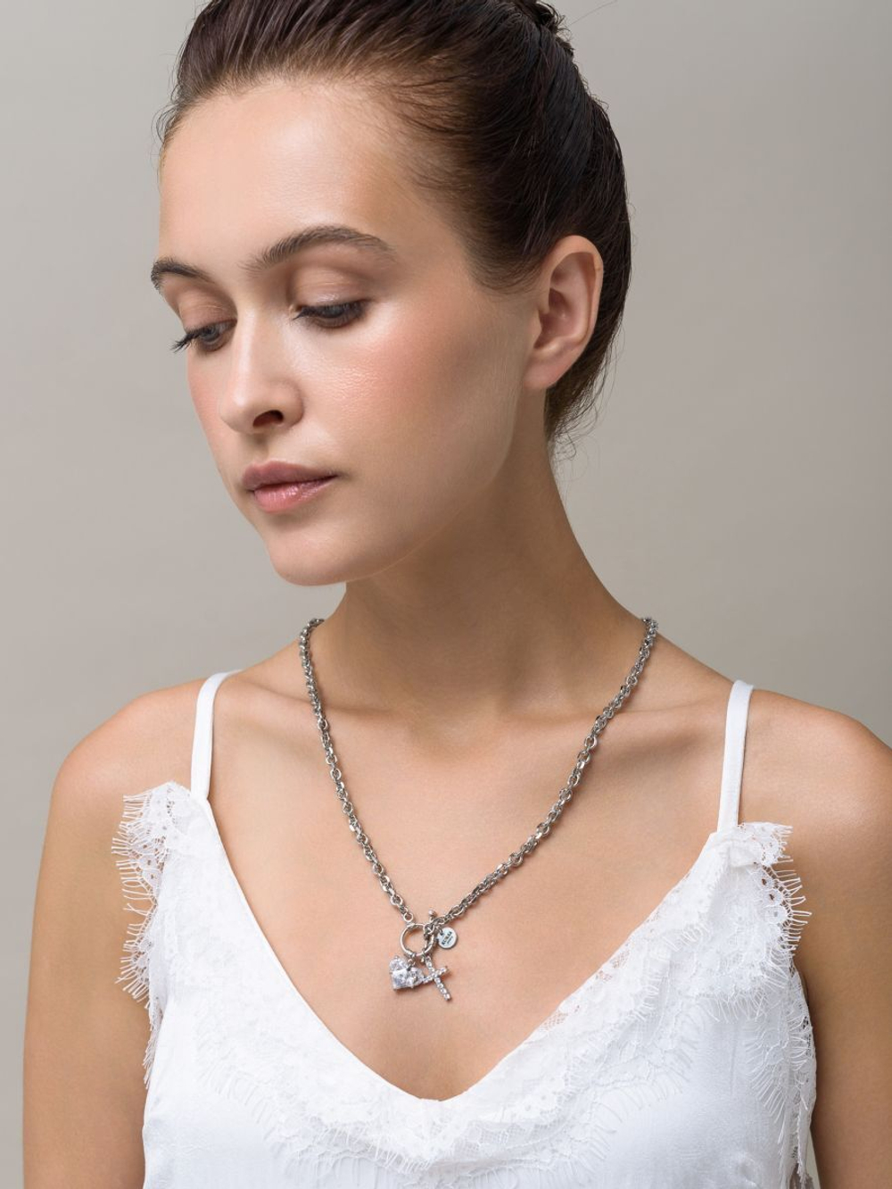 Колье "White Soul" Silver