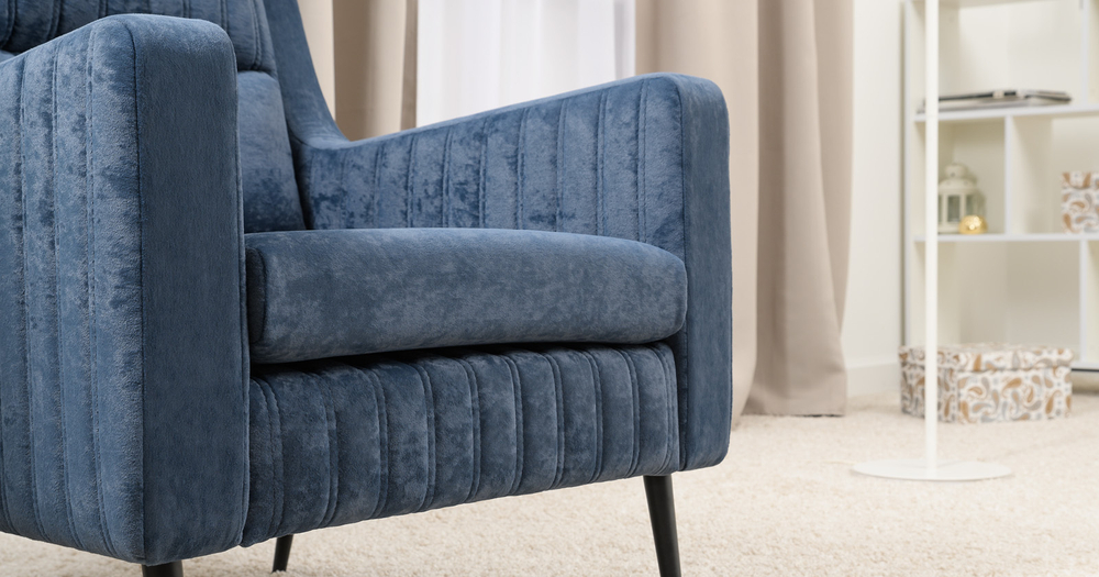 Изабель кресло для отдыха Арт. ТК 739 Романс нейви темно-синий