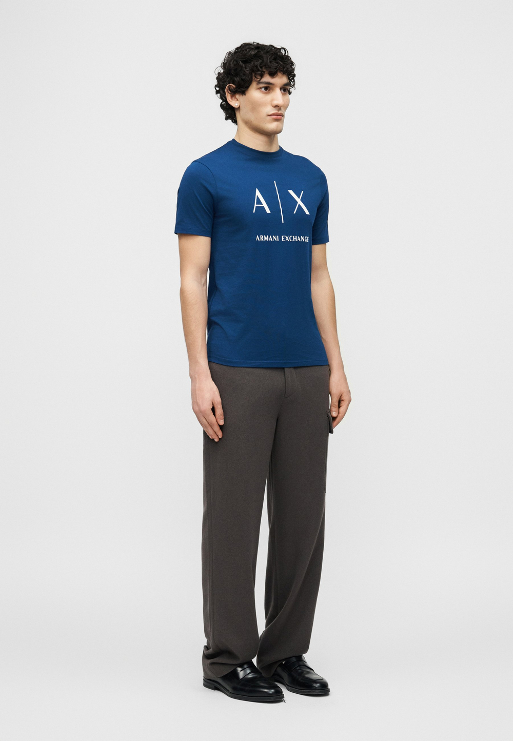 Armani Exchange Футболка с принтом - Синий