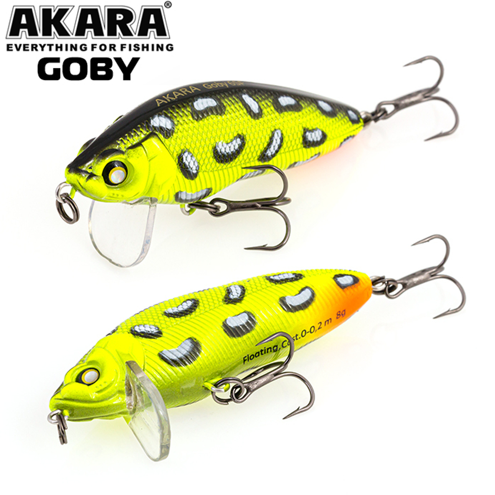 Воблер Akara Goby 65F 8 гр. (2/7 oz 2,6 in) A116
