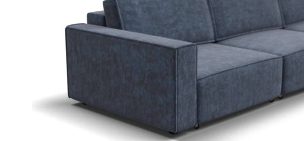 Угловой диван BOSS SOFT MODOOL MAX Велюр Royal топаз