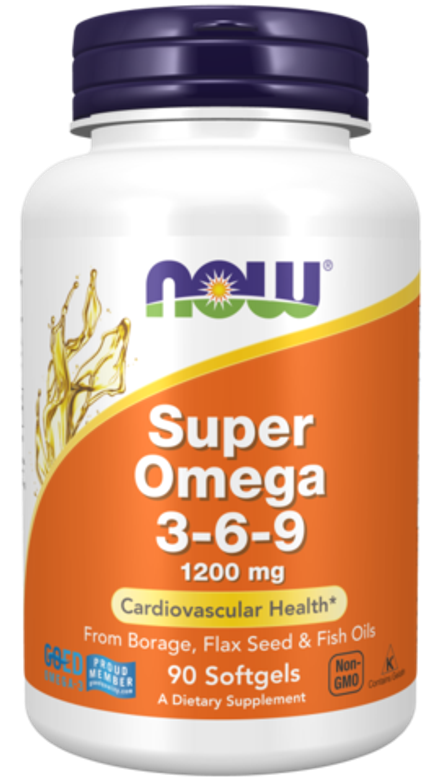 NOW Foods, Супер омега 3-6-9, Super Omega 3-6-9, 90 капсул