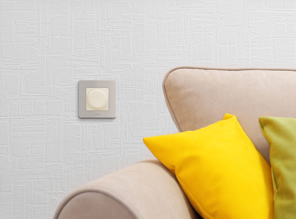 Диммер поворотно-нажимной без нейтрали 300Вт - слоновая кость Inspiria Legrand