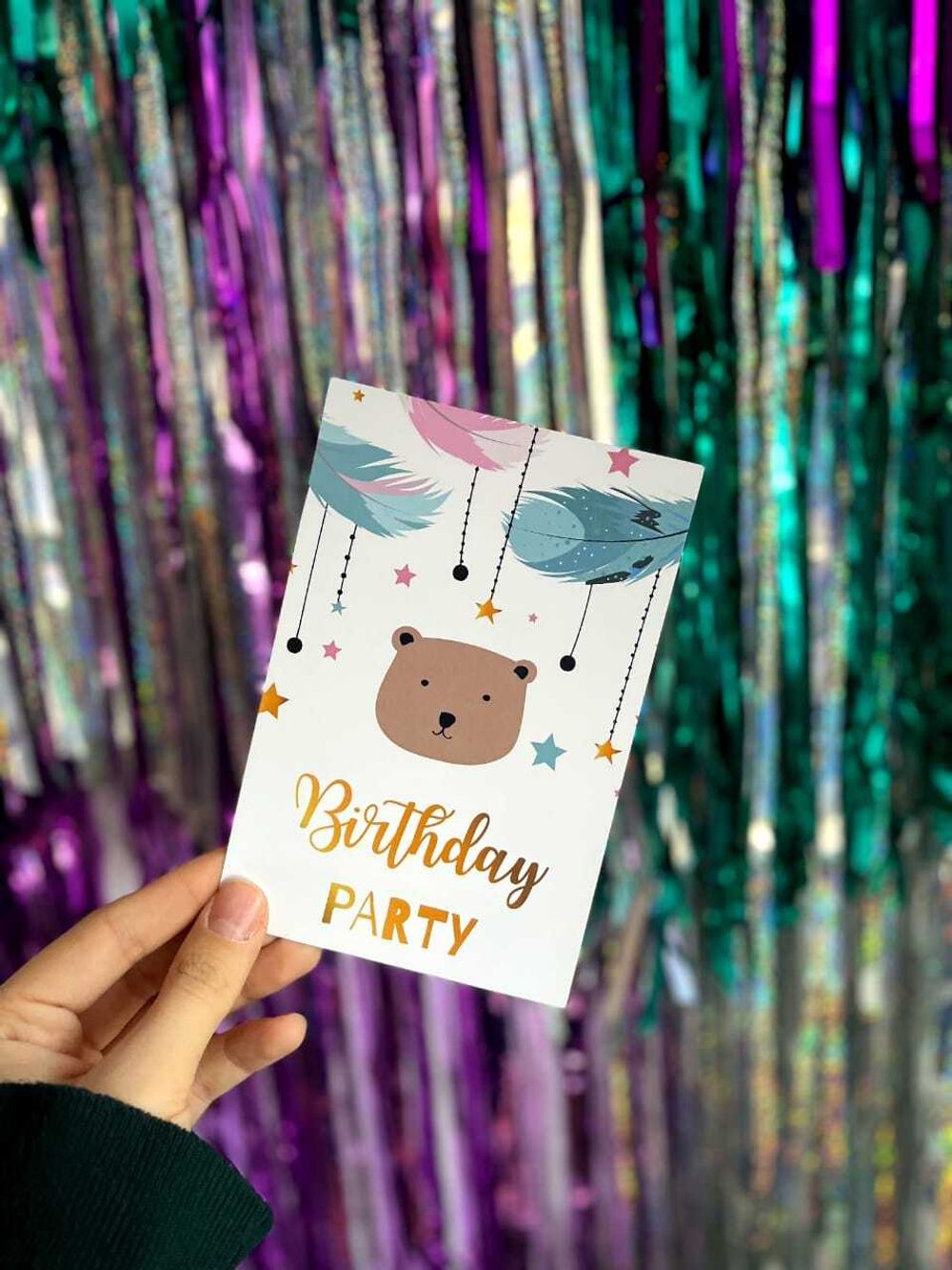 Открытка Мишка Happy Birthday №5 