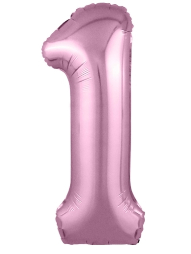 Цифры (102см) розовые