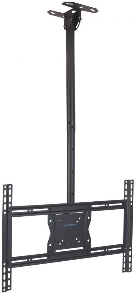 Кронштейн для телевизора Kromax COBRA-4 черный 15&quot;-75&quot; макс.65кг потолочный поворот и наклон