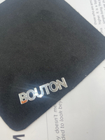 Термоаппликация "BLITZ" Термозаплатка "квадрат" кожзам, замша 12х12 см 07 замша черный