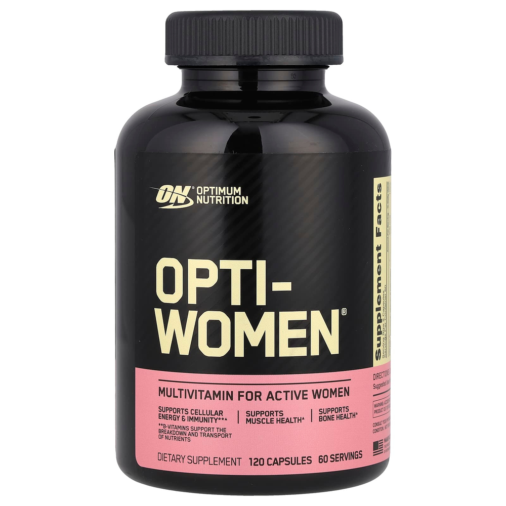Optimum Nutrition, Opti-Women®, мультивитаминная добавка для активных женщин, 120 капсул