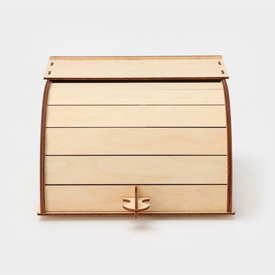 Деревянная хлебница (26х26х15 см)