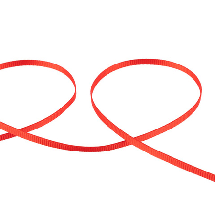 "Gamma" репсовая лента GR-03 3 мм №009 красный мак