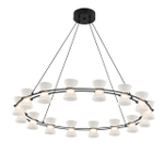 8341/54L LEDIO LN26 228 черный/прозрачный металл/акрил Люстра подвесная LED 54W 3000K 220V VINORA