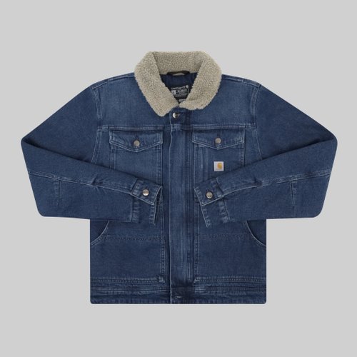 Куртка мужская Carhartt Denim Sherpa Jacket артикул:105478 - купить в магазине Дайс