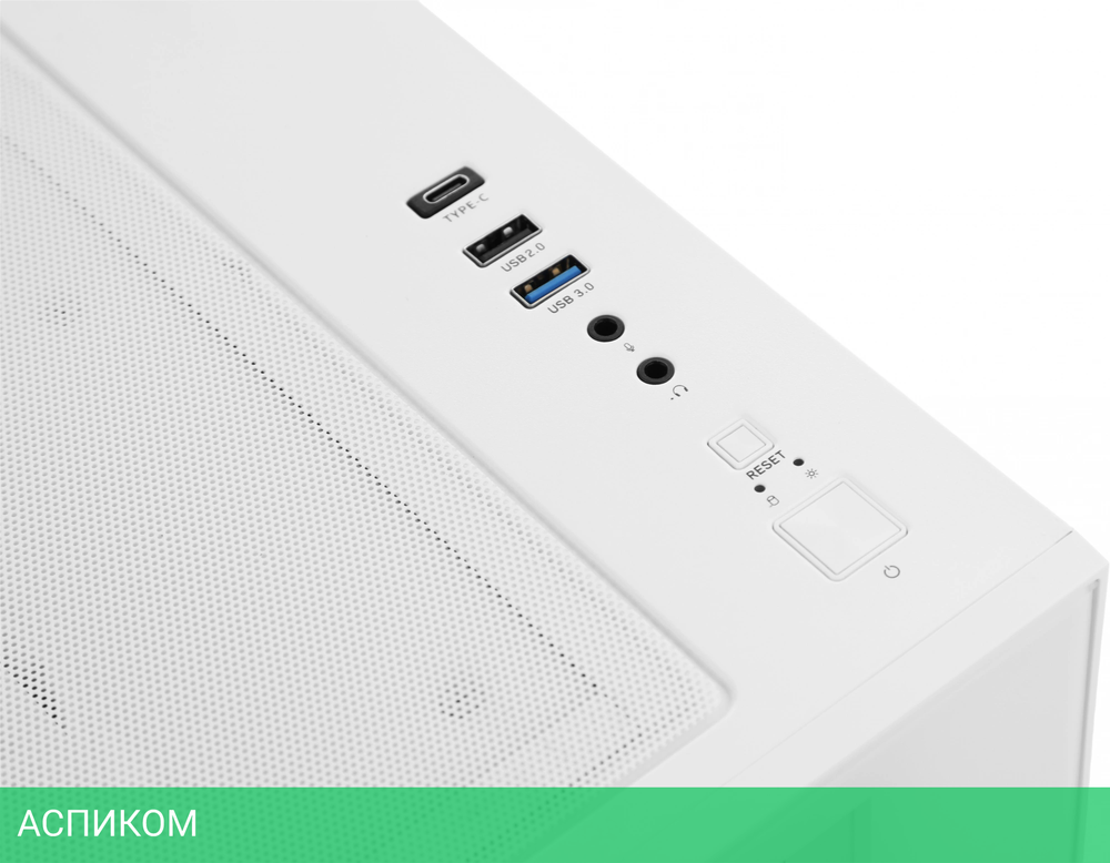 Корпус Formula V Line Crystal Z5 TG без БП белый