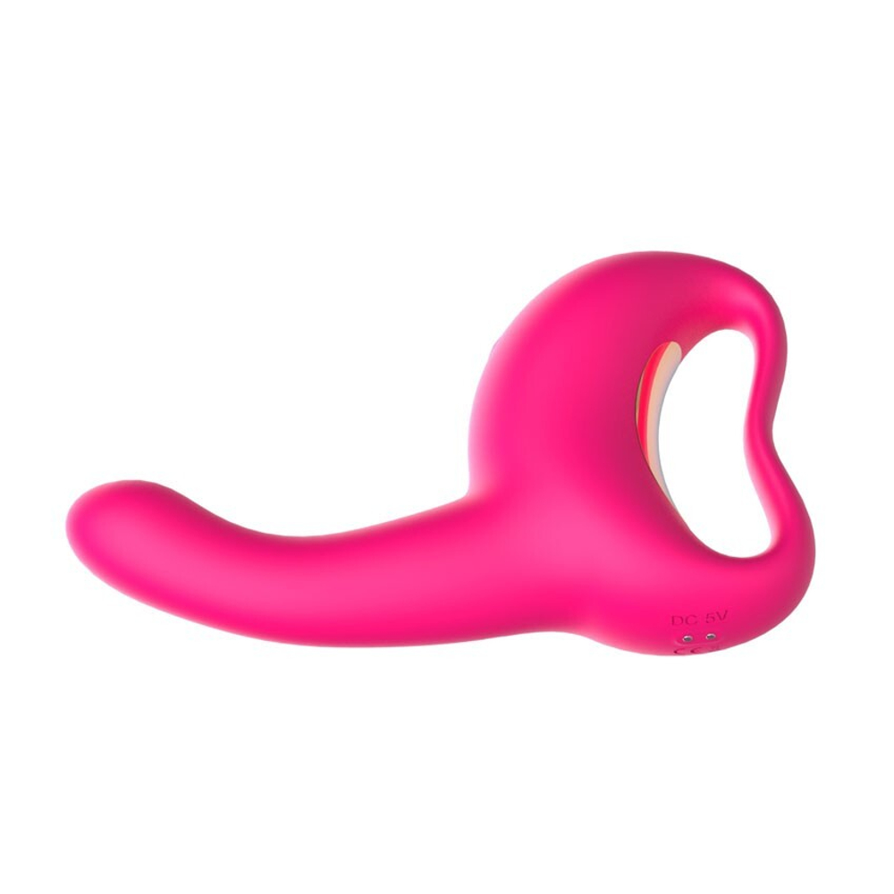 Розовый вибратор для G-стимуляции (Цвет: розовый)