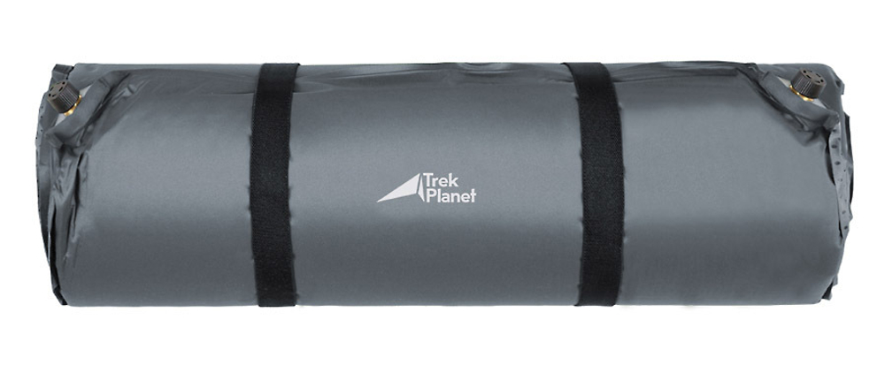 Коврик самонадувающийся Trek Planet Relax 90 серый [70437]