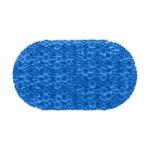 Коврик противоскользящий в ванную Линза 67см, синий