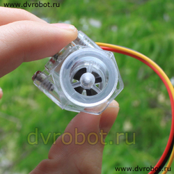 Датчик расхода воды - прозрачный DN15 1/2