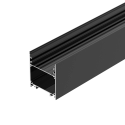 Профиль LINE-6070-2000 ANOD BLACK (Arlight, Алюминий) 046402