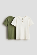 2 упаковки футболок henley