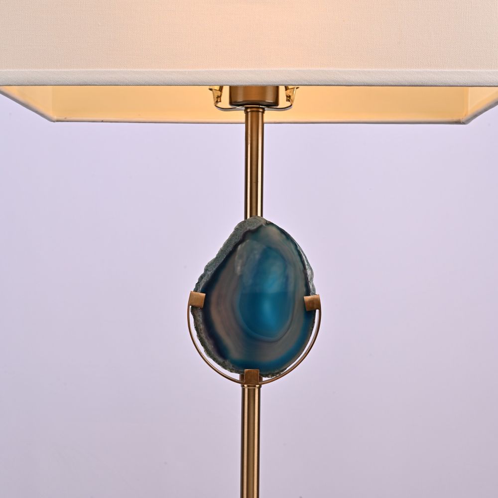 Настольная лампа Blue Agate Table Lamp