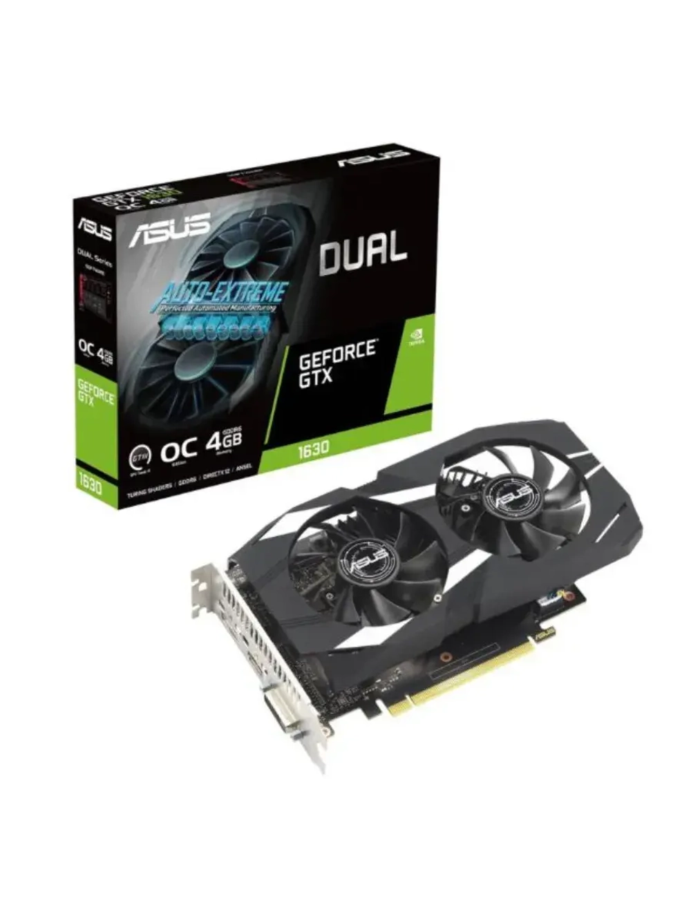 Видеокарта GeForce GTX 1630 DUAL OC 4 ГБ DUAL-GTX1630-O4G