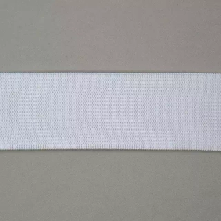 Резинка вязаная 35 мм (+/-2 мм) белая