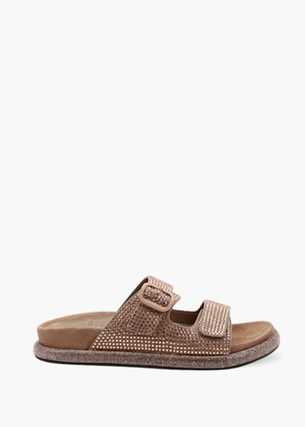 W0013-03-3 brown-25L Женские сабо летние