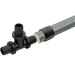 KAN-therm 9018.070 Тройник переходной 25x3,5 / 18x2,5 / 18x2,5 PPSU Push 1109257043