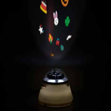 Светильник Gauss со сменной проекцией с кабелем электропитания и выключателем 4W белый DIY0011