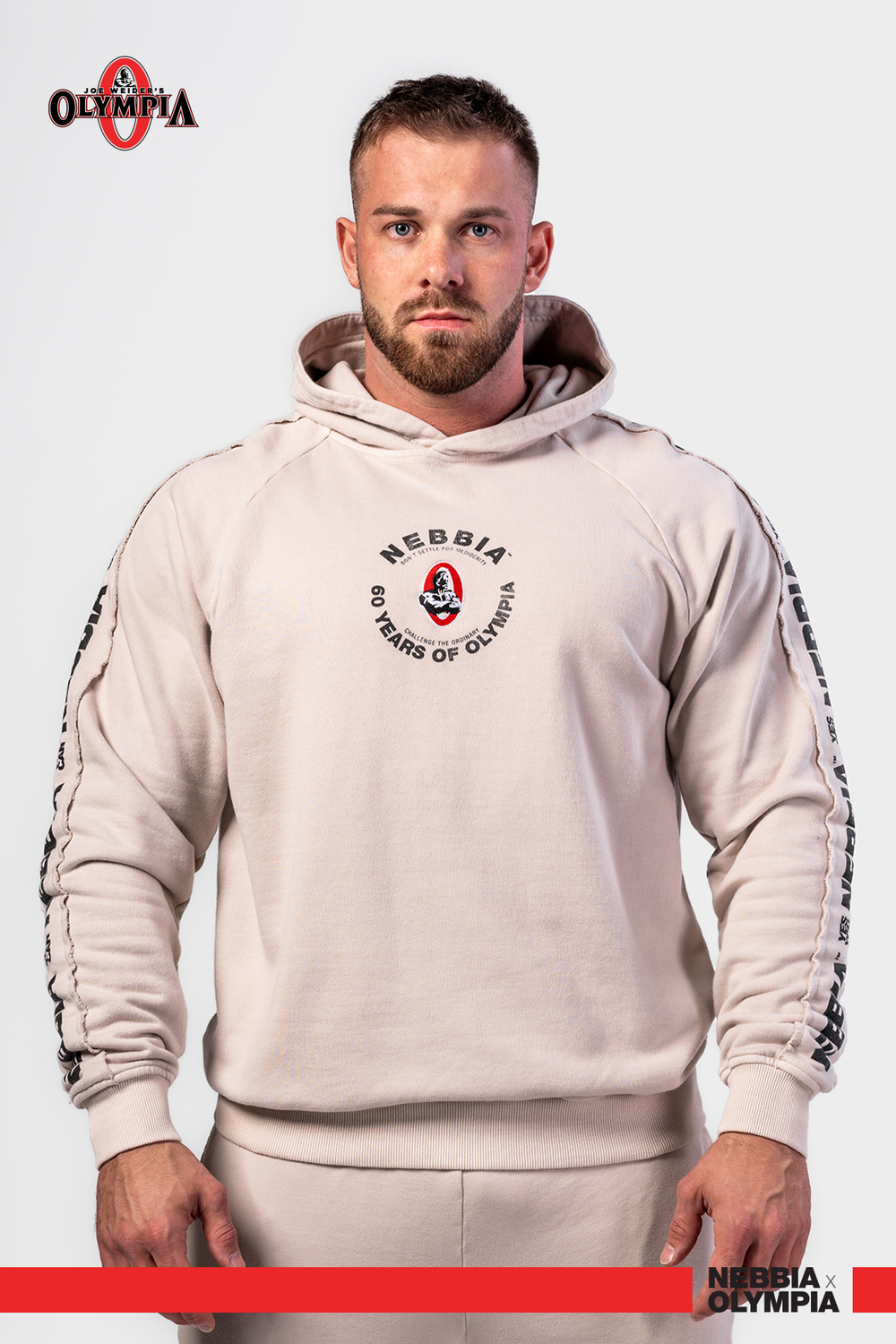Толстовка Washed Hoodie HERITAGE 793 Кремовая
