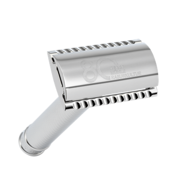Т-образная бритва MUEHLE TRADITIONAL, R 89 юбилейная, сталь, closed comb