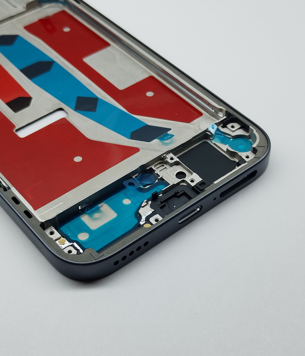 Honor 400 Lite (ABR-NX1) - рамка дисплея (корпус) + шлейф кнопок + кнопки (ORIG)