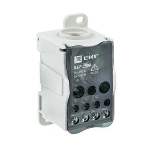Блок распределительный КБР-250 A plc-kbr250 1P EKF