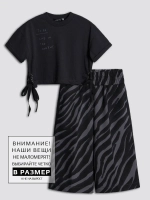 Костюм для девочки, футболка и кюлоты