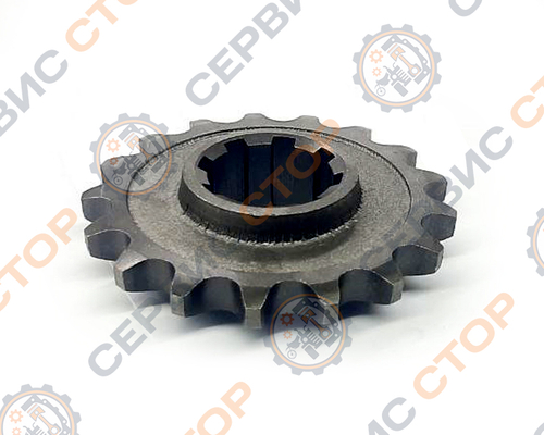 Звездочка вторичного вала редуктора почвофрезы с шестерёнчатым приводом Z-17