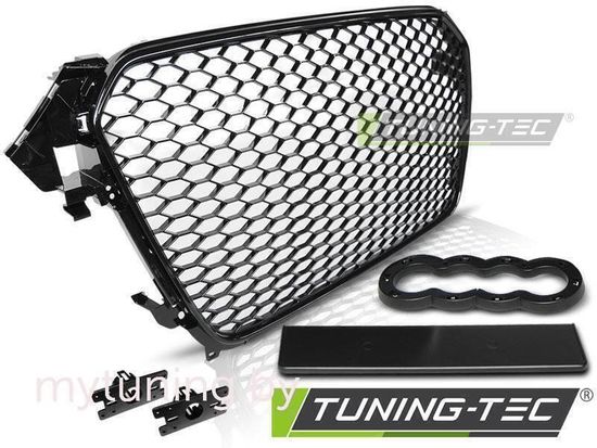 Решетка радиатора RS-TYPE GLOSSY BLACK для Audi A4 B8