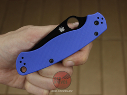 Нож Spyderco Paramilitary 2 Blue-Black C81GBLBK2