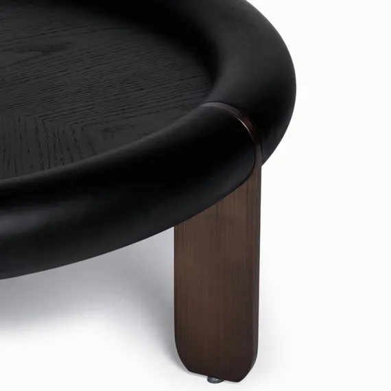 Журнальный стол Luca Ø100х33 см, черный