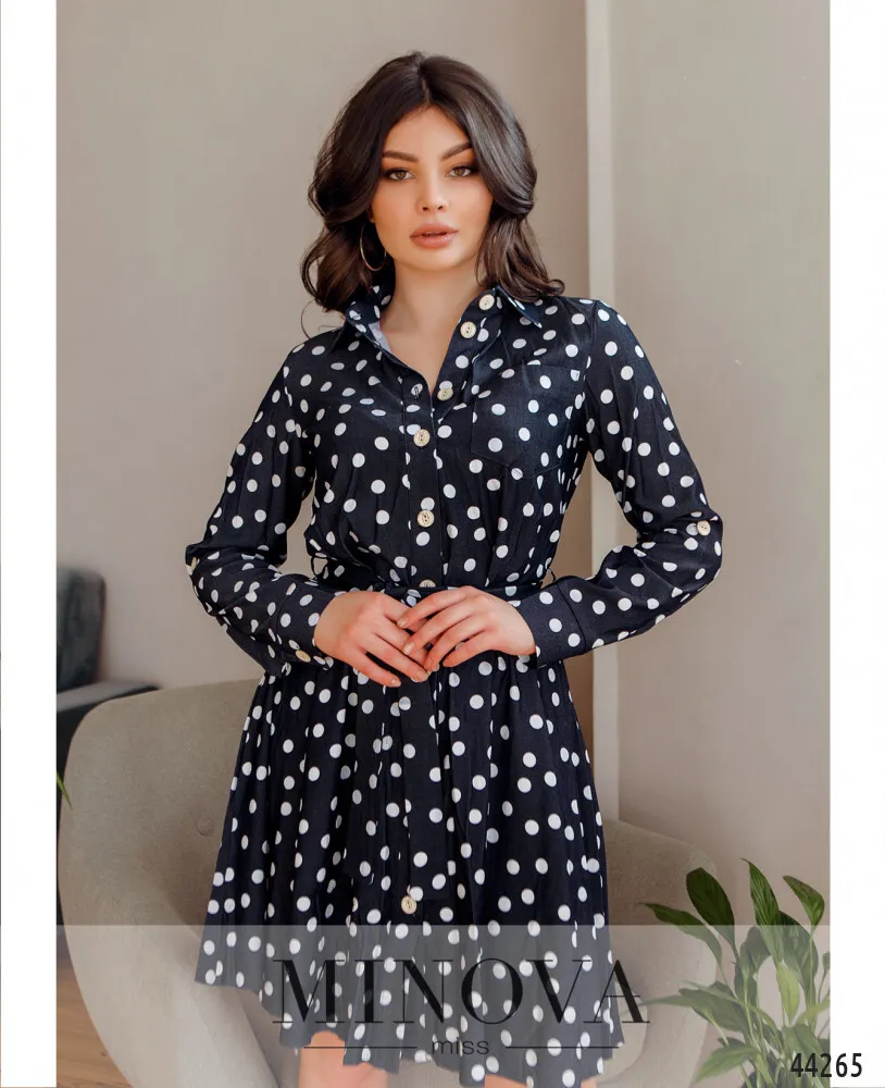 Платье 4119-синий Minova