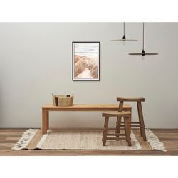 Светильник подвесной Vinger, Ø38х8 см, бежевый