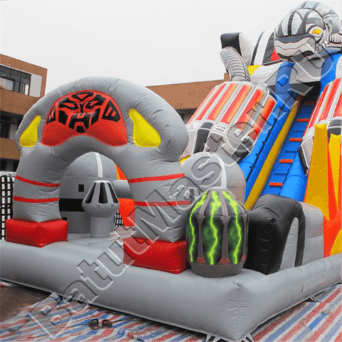 Коммерческий надувной батут "Робот" 13.5*7*9 м