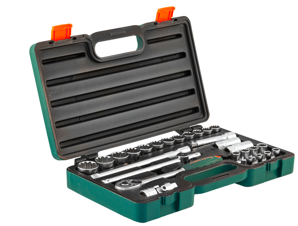 S68H4127S Набор головок торцевых 1/2"DR Super Tech, 27 предметов