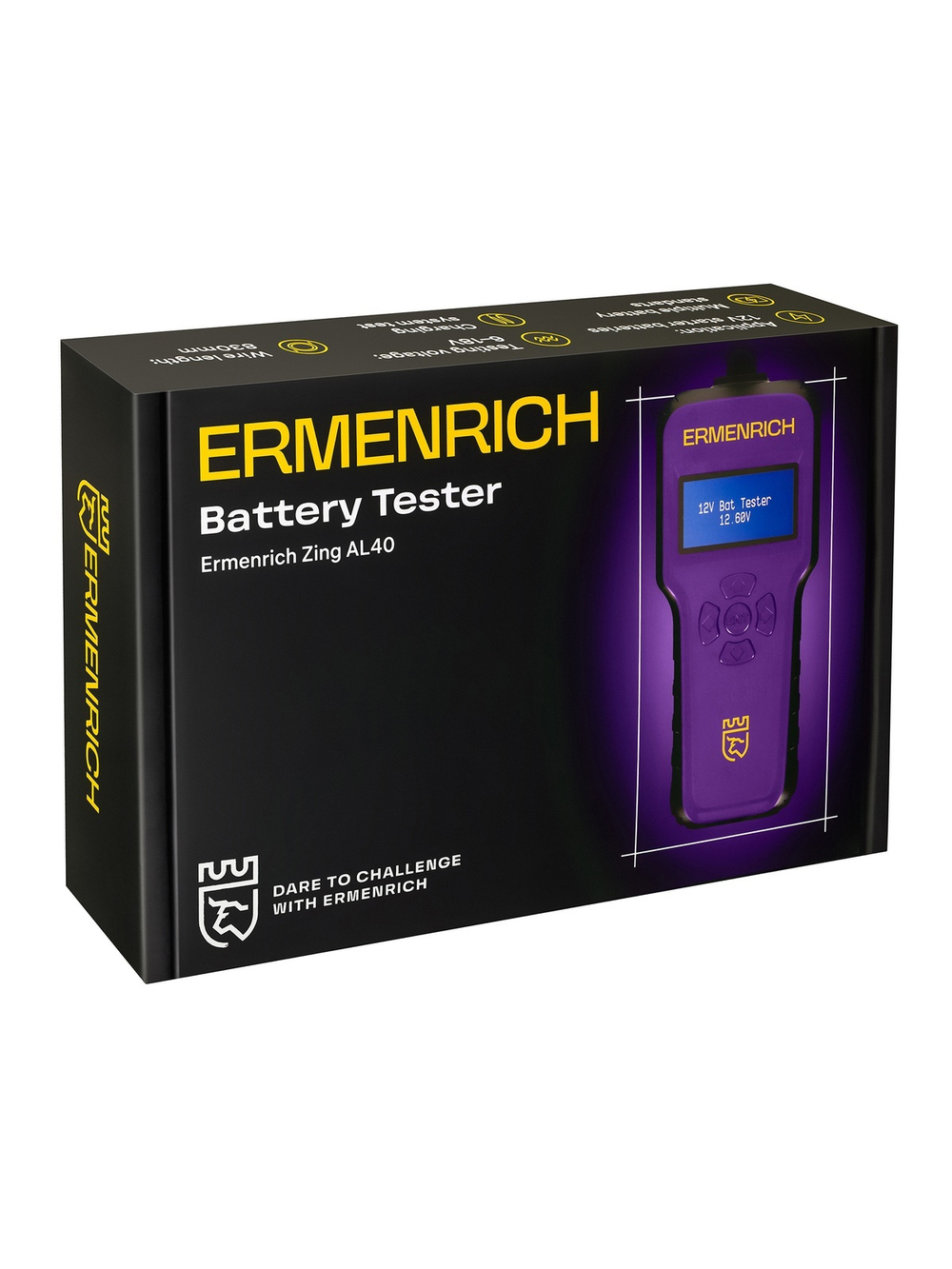 Тестер аккумуляторный Ermenrich Zing AL40