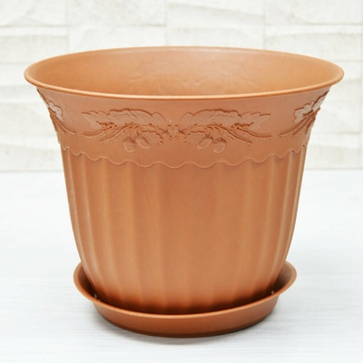 Кашпо Дубок 5л 25см терракот