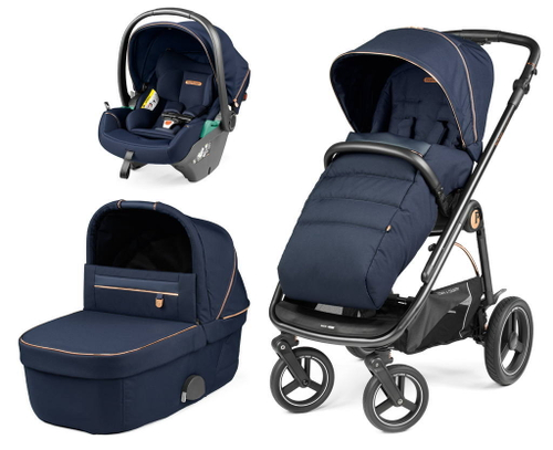 Коляска 3 в 1 Peg Perego Veloce TC Lounge Blue Shine