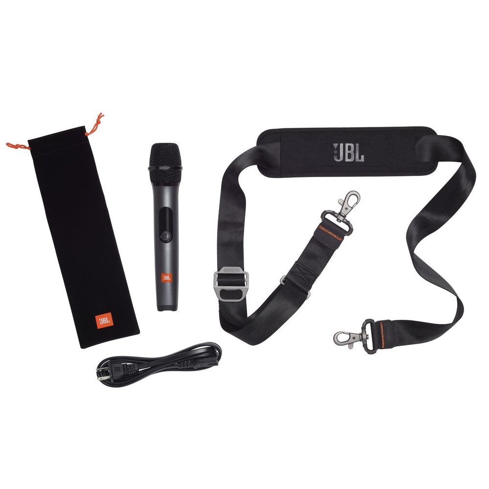Портативная беспроводная Bluetooth колонка JBL PartyBox On-The-Go + два микрофона
