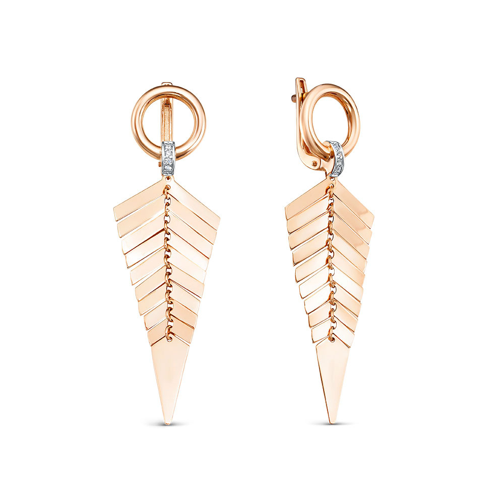 Серьги из золота 585 пробы